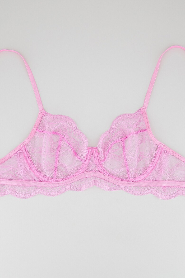 

Кружевной бюстгальтер Isabelle без подкладок Hunkemoller, розовый
