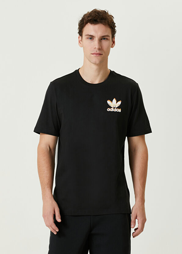

Черная футболка с логотипом ts fire tee Adidas, Черный