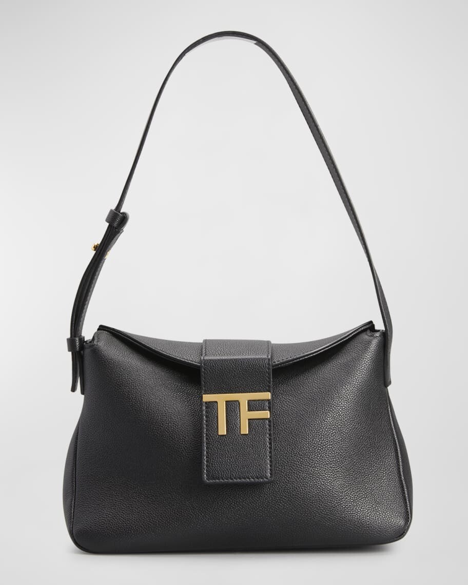 

Мини-сумка-хобо из зернистой кожи TF TOM FORD
