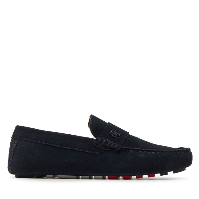 

Мокасины Tommy Hilfiger Th Classic Suede Driver FM0FM05000 Desert Sky DW5, темно-синий