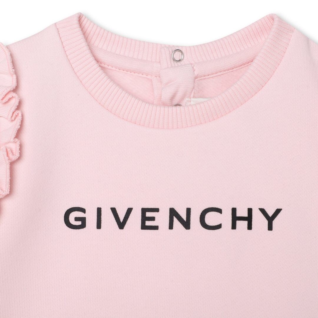 

Бледно-розовое платье из хлопкового трикотажа Givenchy, розовый