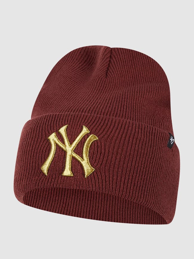 Кепка с вышивкой «Нью-Йорк Янкиз» '47, бордо кепка с вышивкой нью йорк янкиз 47 бордо