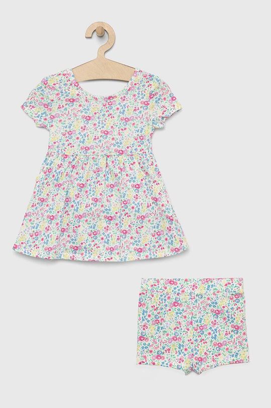 Платье из хлопка для маленькой девочки Gap, мультиколор платье из хлопка для маленькой девочки gap розовый