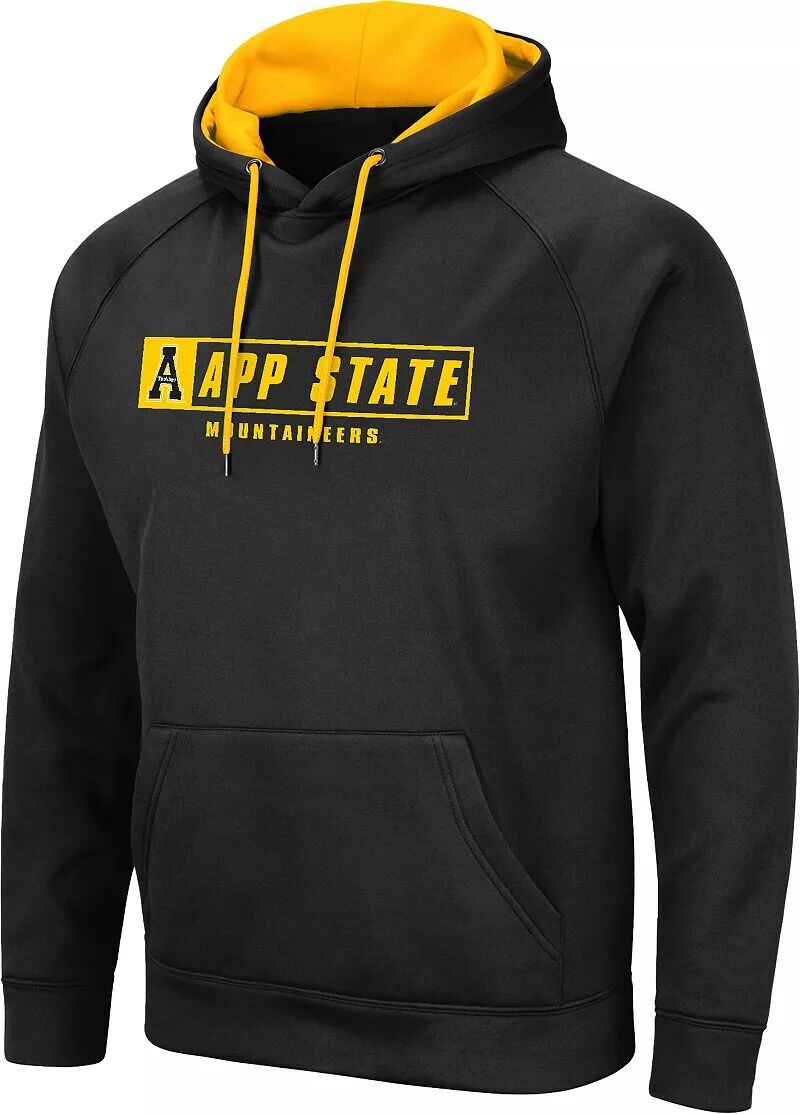 

Colosseum Мужская черная толстовка Appalachian State Mountaineers