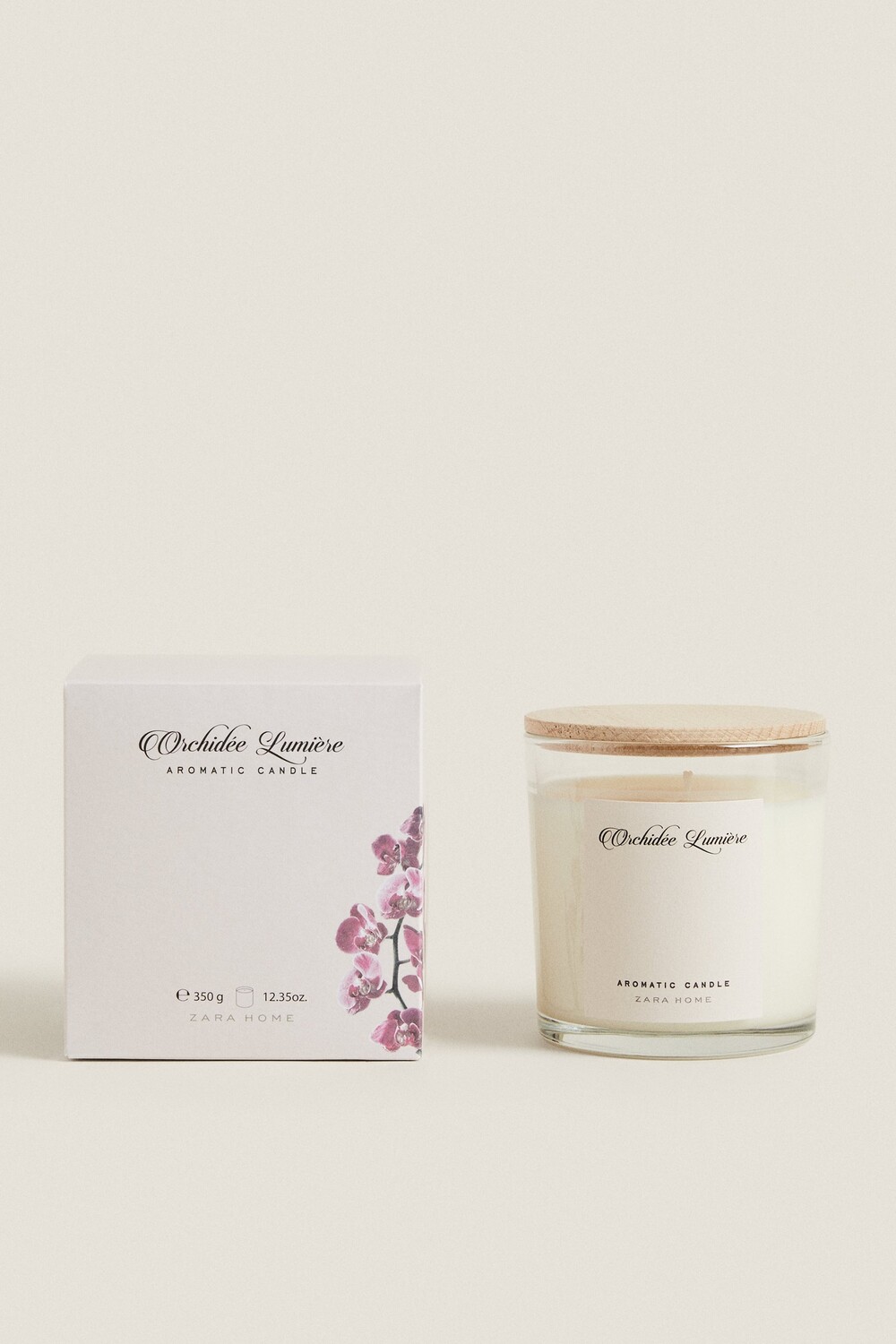 

(350 г) ароматическая свеча orchidée lumière Zara, фиолетовый