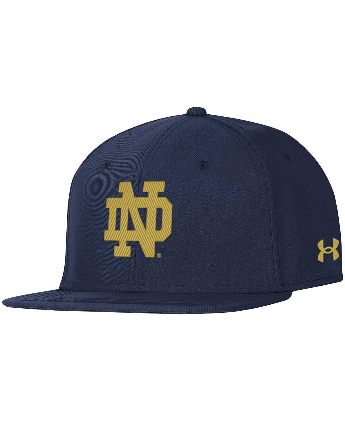 

Мужская темно-синяя бейсбольная кепка Notre Dame Fighting Irish Baseball Under Armour