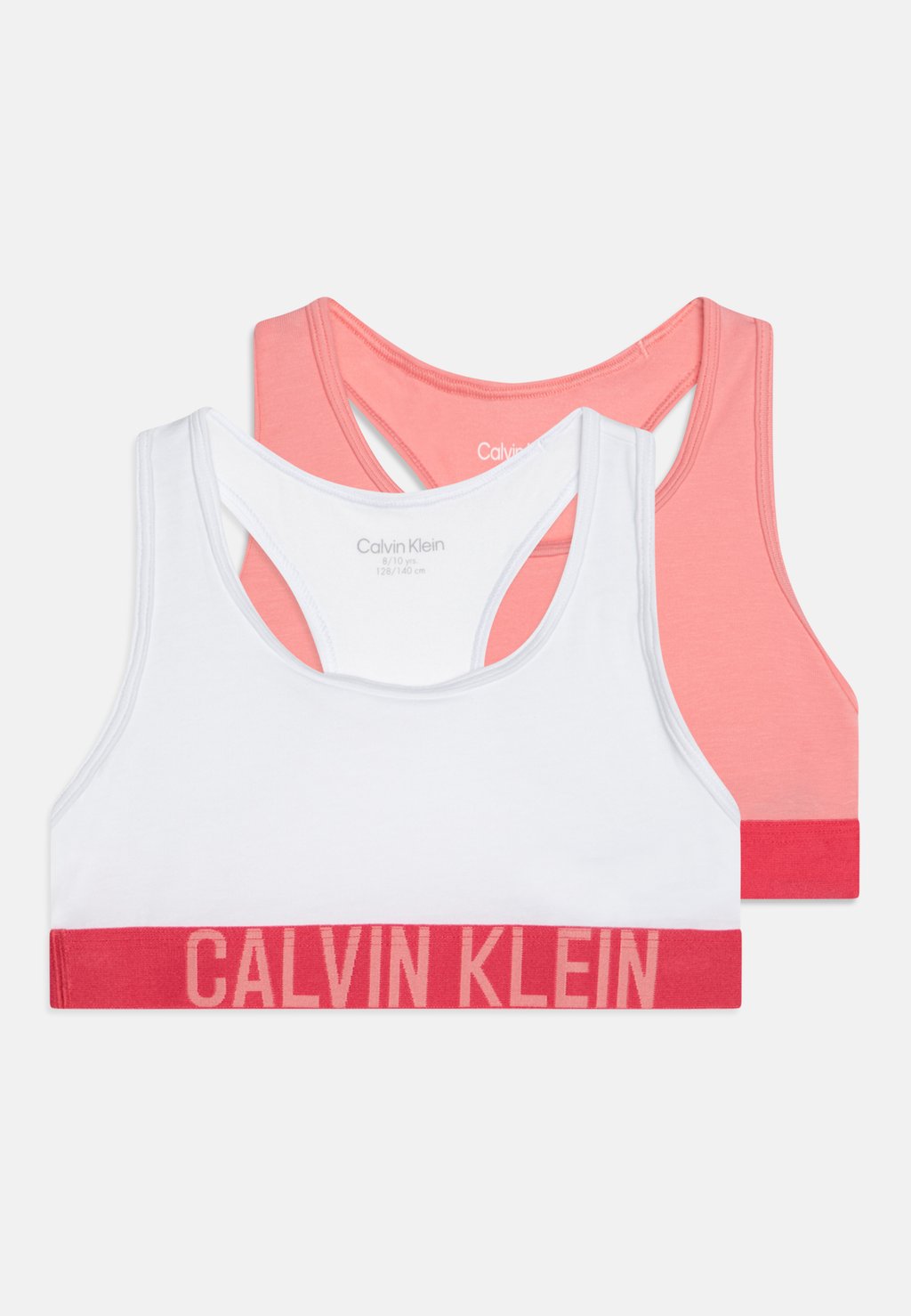 Бюстье Bralette2 Pack Calvin Klein Underwear, цвет pink grapefruit/white