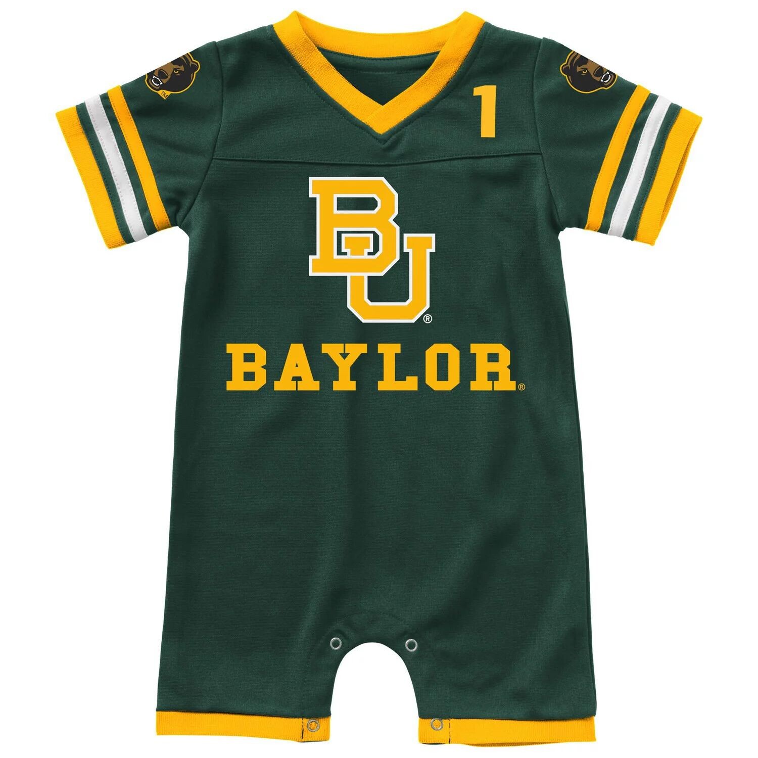 

Зеленый комбинезон для новорожденных и младенцев Colosseum Baylor Bears Bumpo Football Colosseum