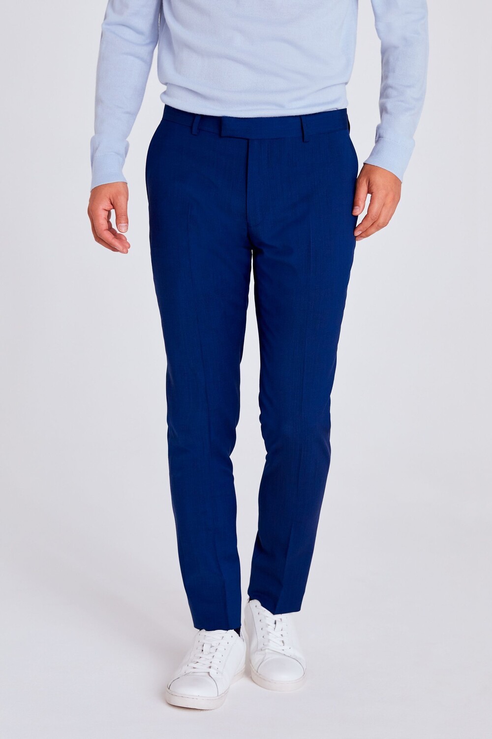 

Голубые брюки узкого кроя DKNY, синий