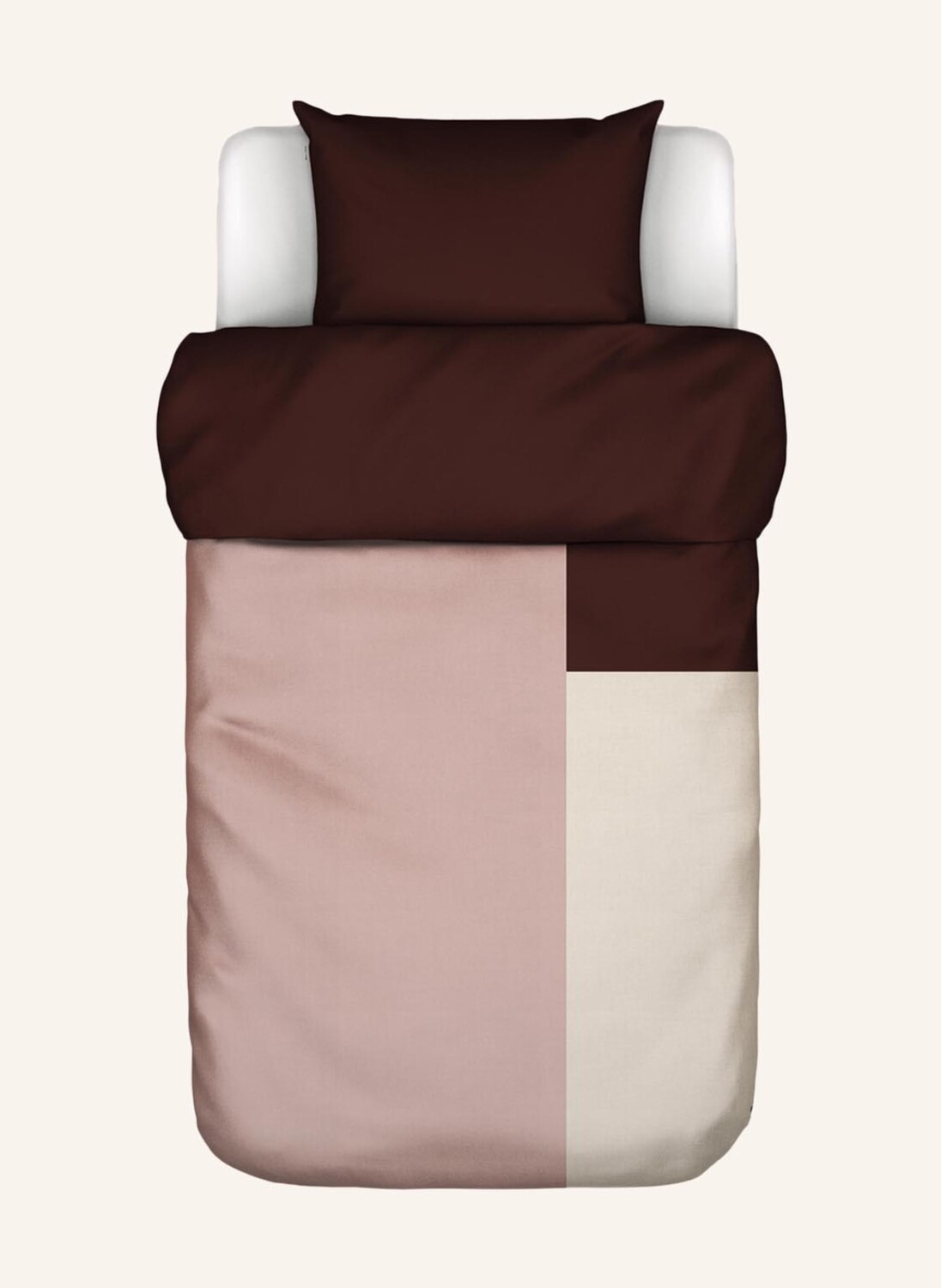 

Постельное белье Marc O'Polo EWON, цвет rosa/dunkelbraun/creme