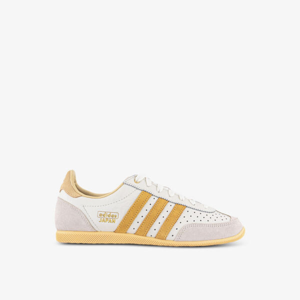 

Кроссовки из перфорированной кожи с низким верхом из Японии Adidas, белый