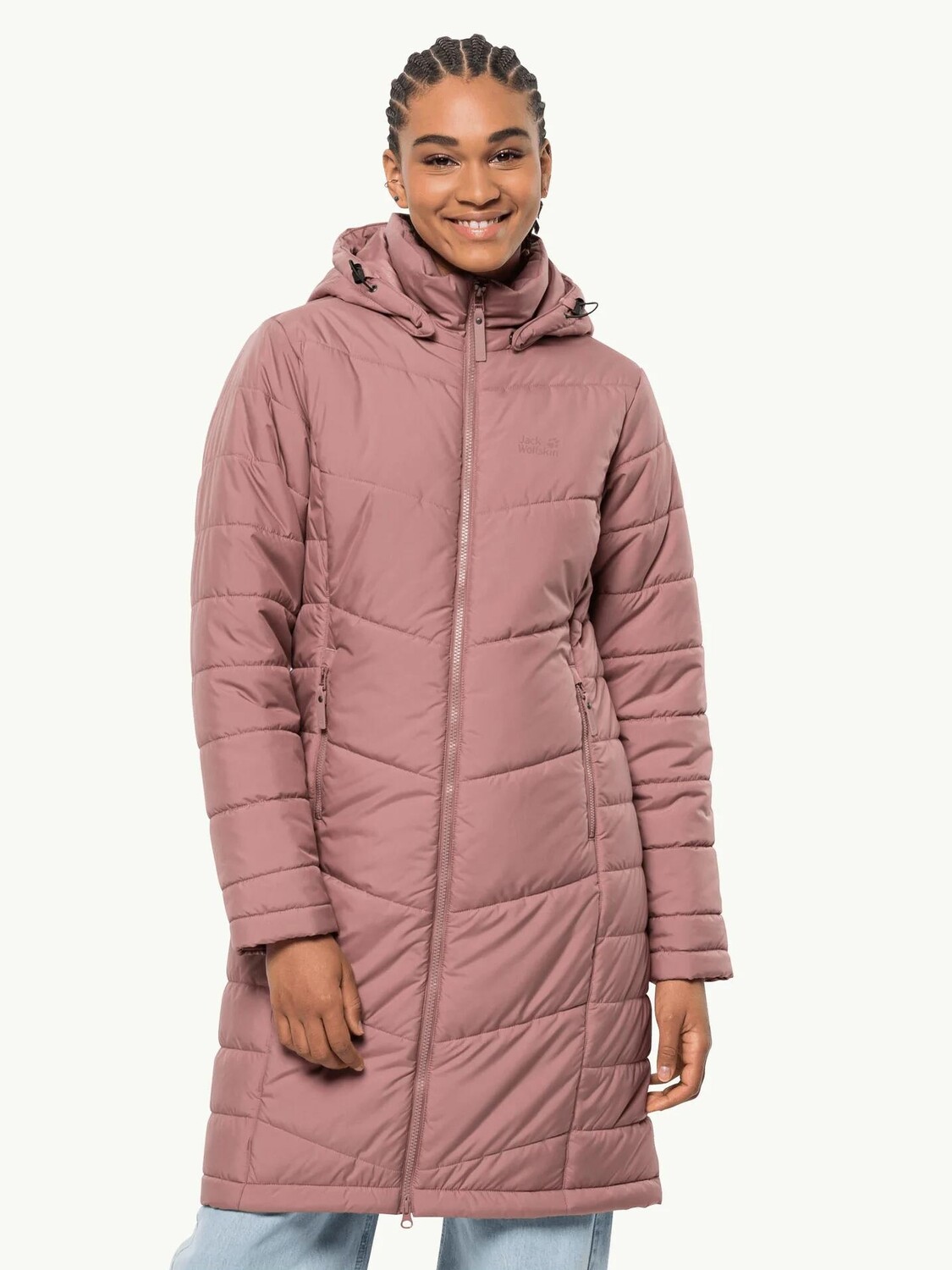 

Куртка Jack Wolfskin NORTH YORK COAT W, розовый
