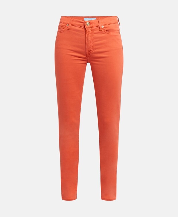 

Джинсы узкого кроя 7 for all Mankind, цвет Pumpkin Orange
