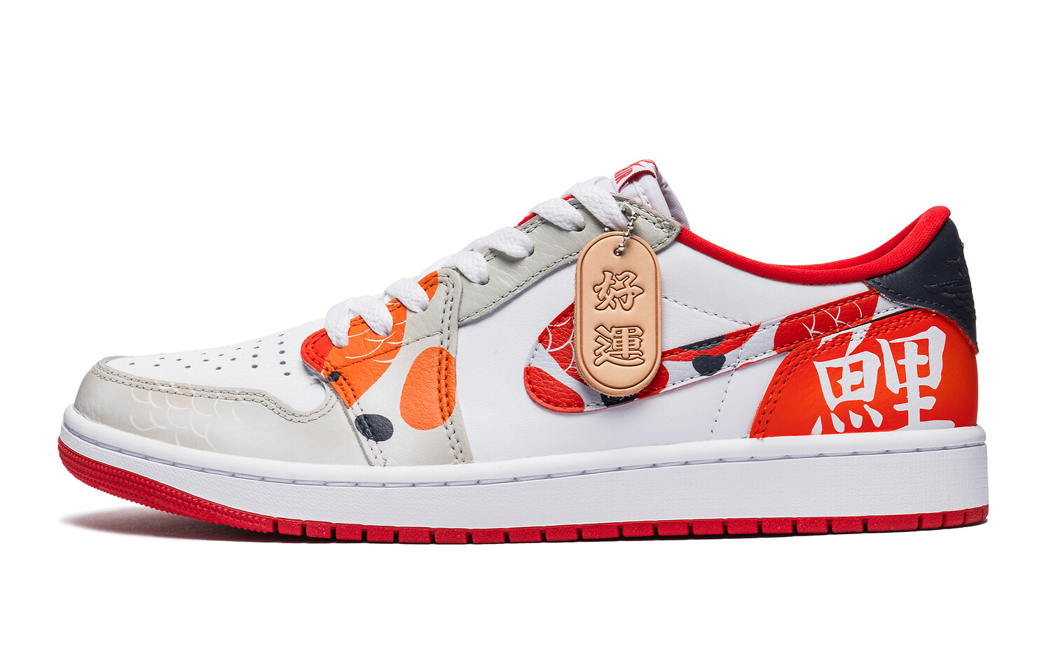 

Кроссовки Air Jordan 1 Skateboarding Shoes Men Low-top Red, красный