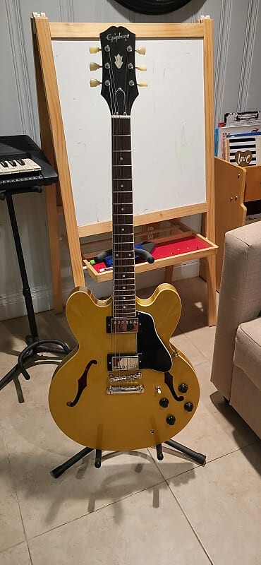 

Электрогитара Epiphone ES-335 Traditional Pro 2021 - Present - Metallic Gold