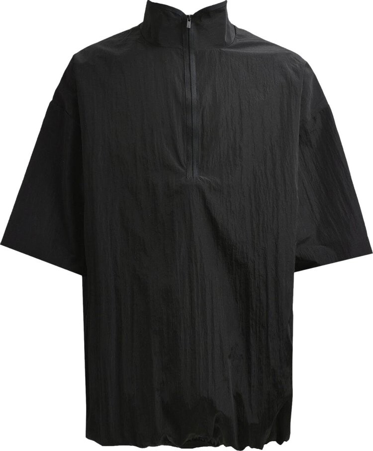 

Рубашка Fear of God Essentials Half Zip Mockneck 'Jet Black', черный
