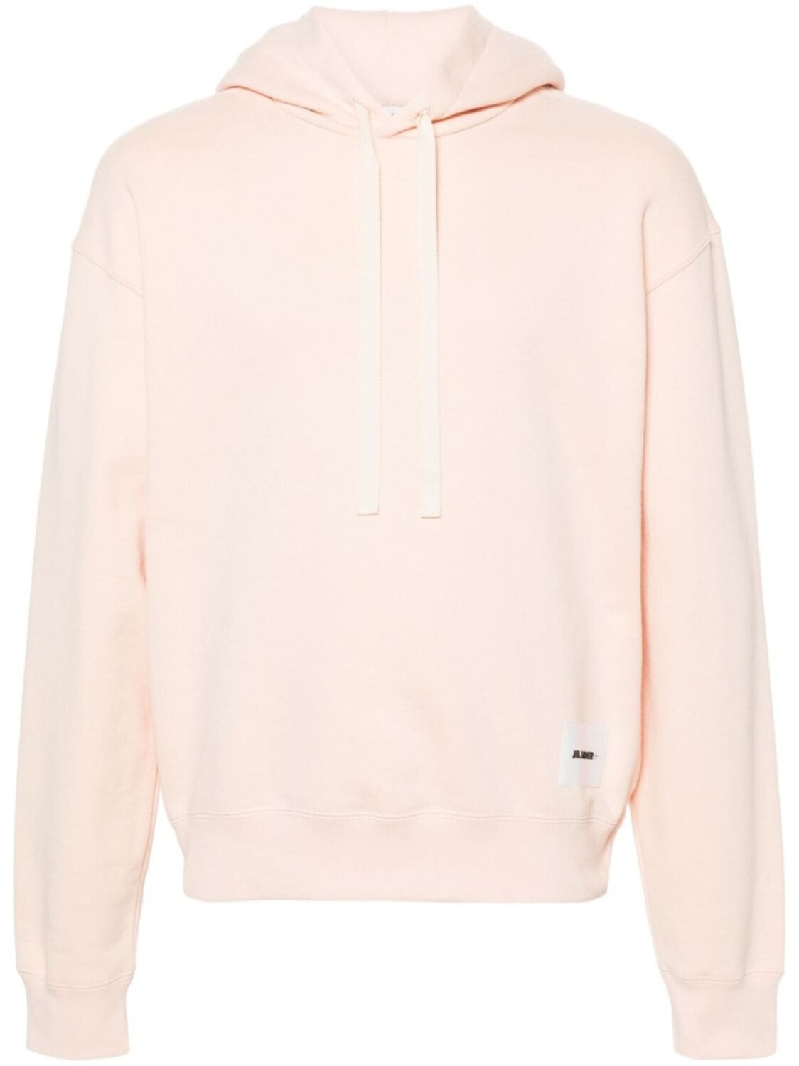 

Jil Sander худи с нашивкой-логотипом, розовый