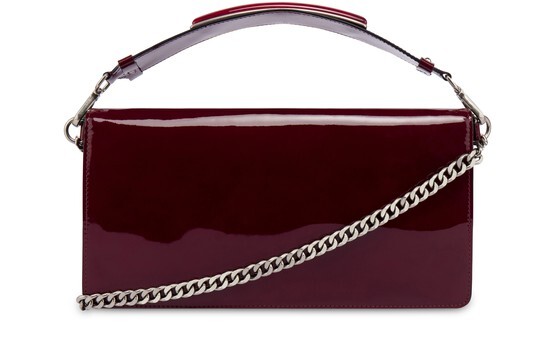 

Горизонтальная сумка Handle Gem из лакированной кожи наппа Alberta Ferretti