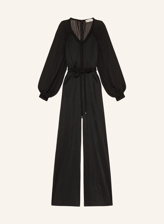 

Комбинезон ophelia из микса материалов Diane Von Furstenberg, черный