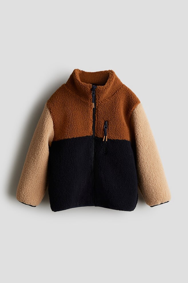 

Куртка из флиса Тедди H&M, коричневый
