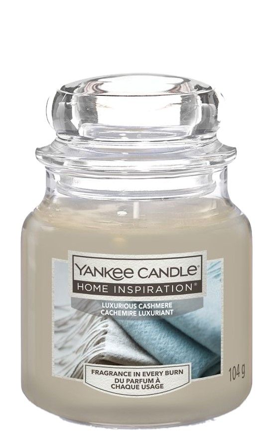 Ароматическая Свеча Yankee Candle Home Inspiration Luxurious Cashmere, 104 гр свеча ароматическая yankee candle rainbow cookie 104 мл