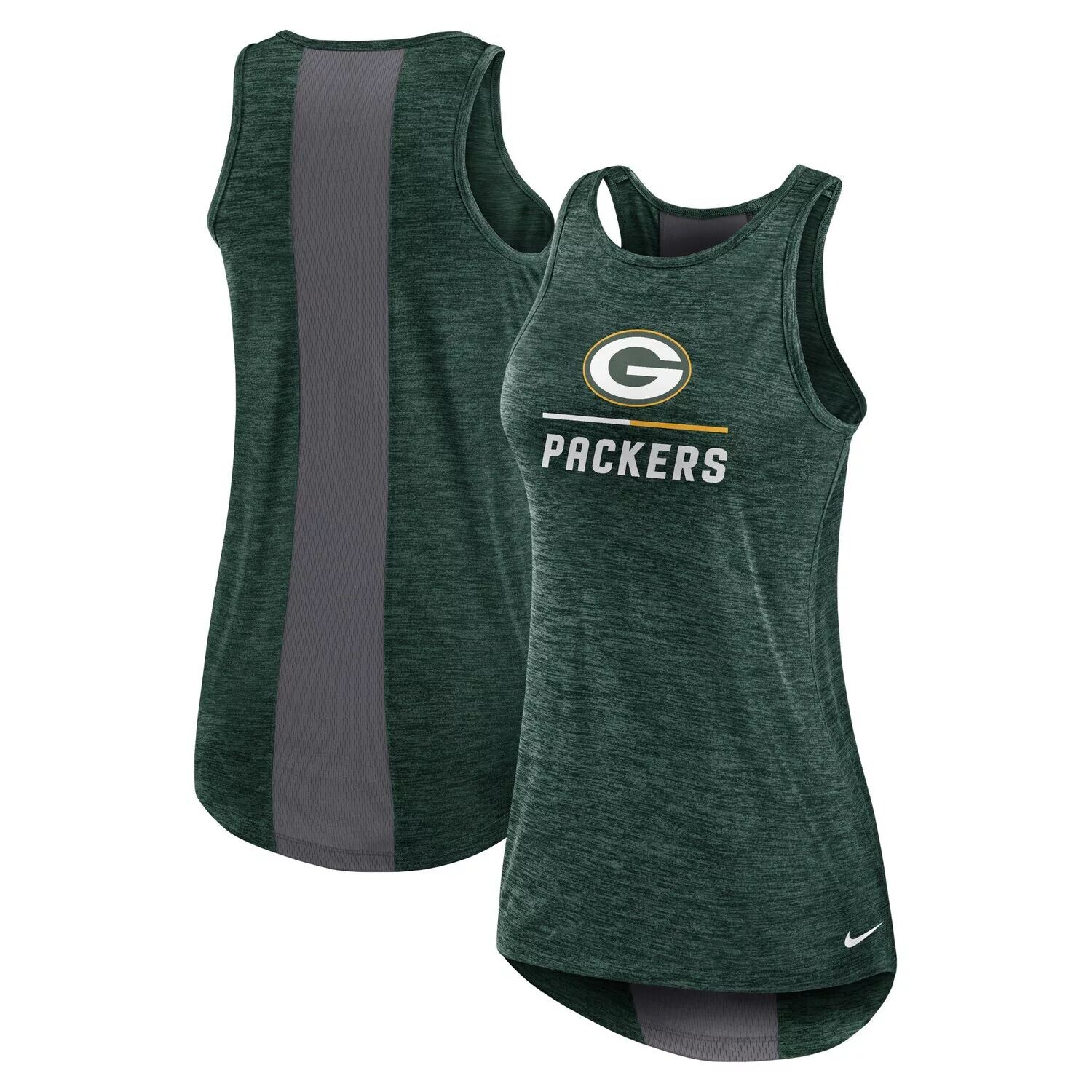 

Женская майка с высоким воротником Nike Green Green Bay Packers Nike