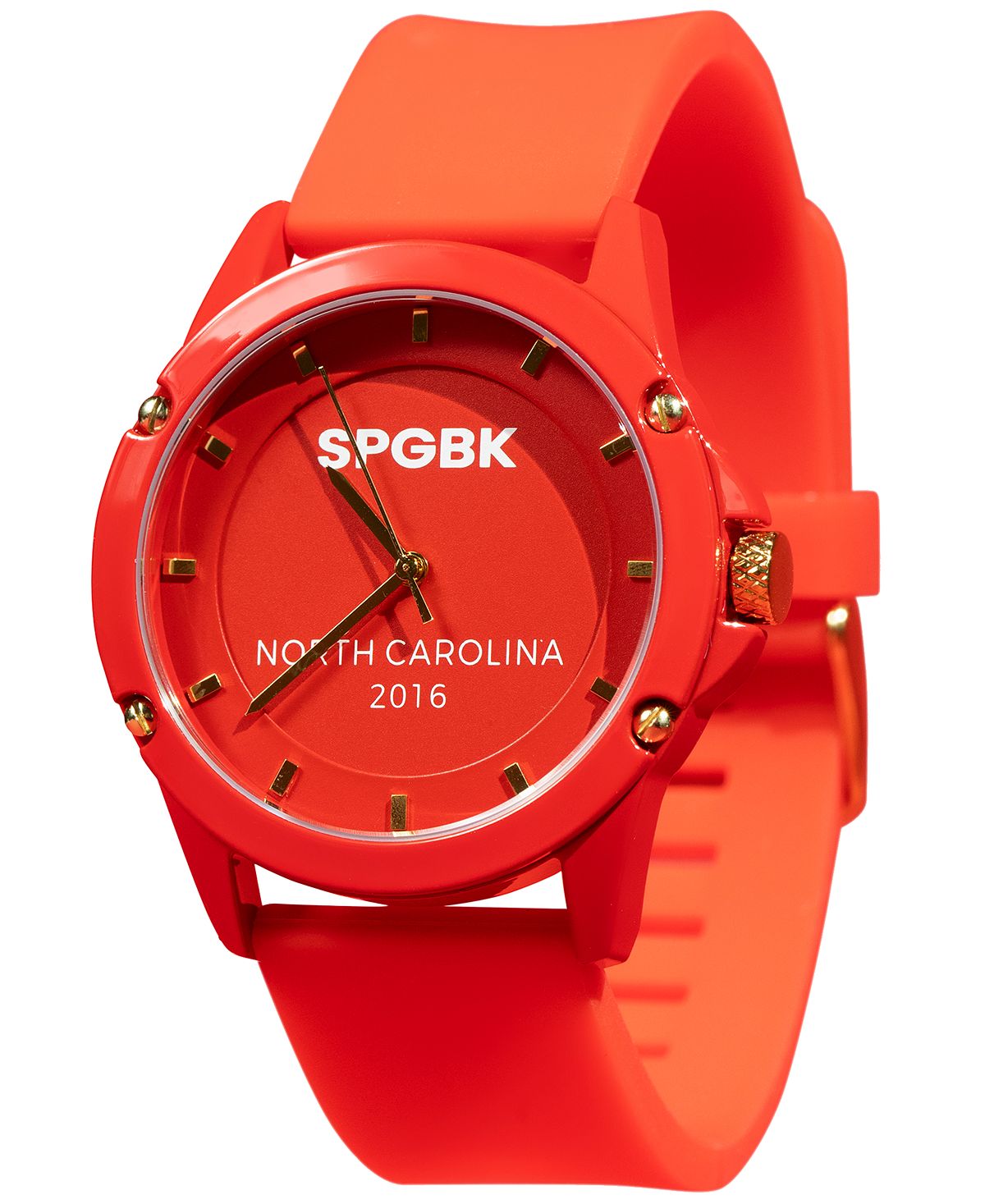 Часы унисекс 71st красный силиконовый ремешок 44 мм SPGBK Watches, красный