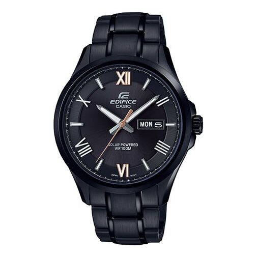 

Часы CASIO EDIFICE Quartz Solar Powered Mens Black Analog/Digital Combo, черный