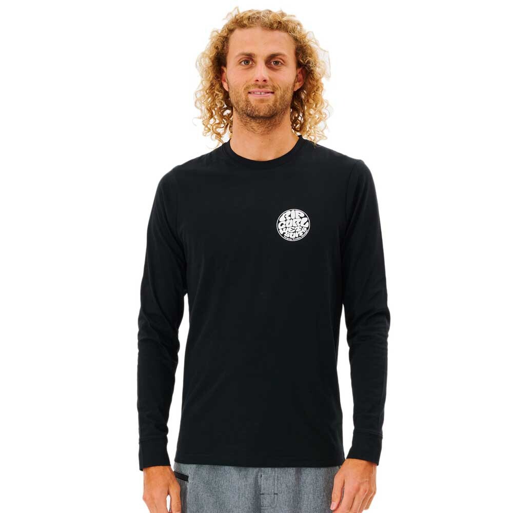 

Рашгард с длинным рукавом Rip Curl Icons Of Surf, черный