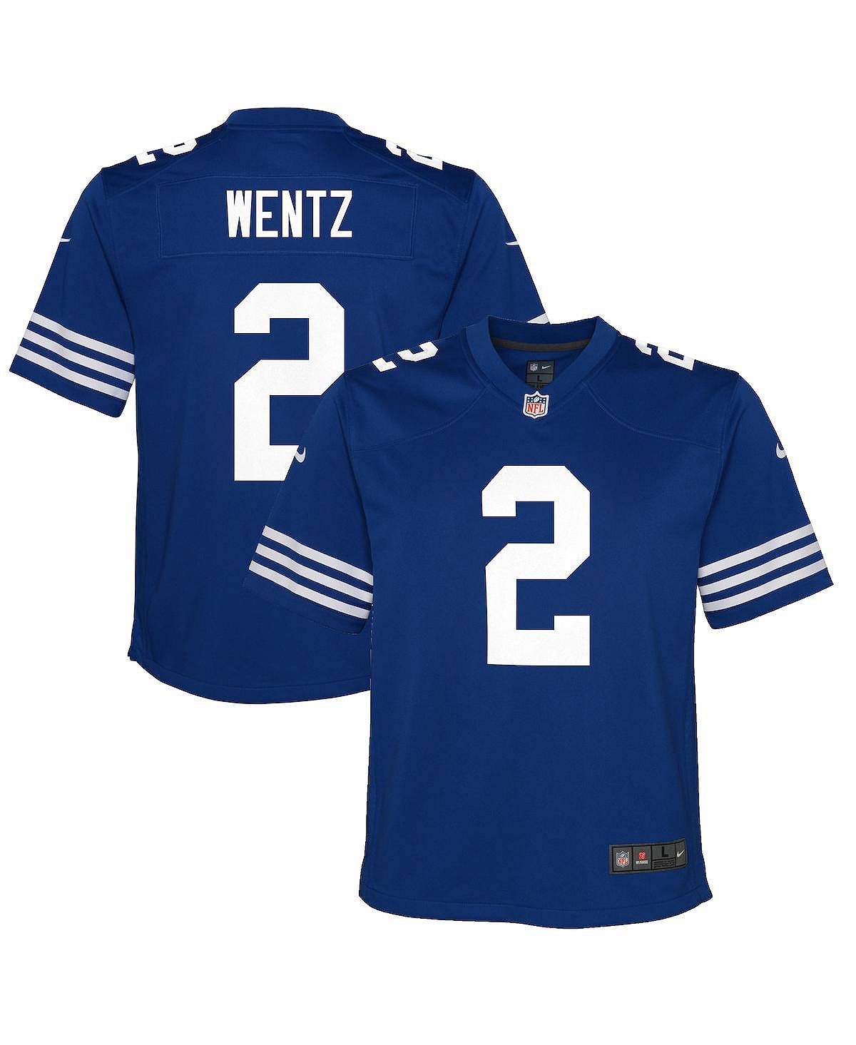 

Джерси Big Boys Carson Wentz Royal Indianapolis Colts Альтернативная игра Nike