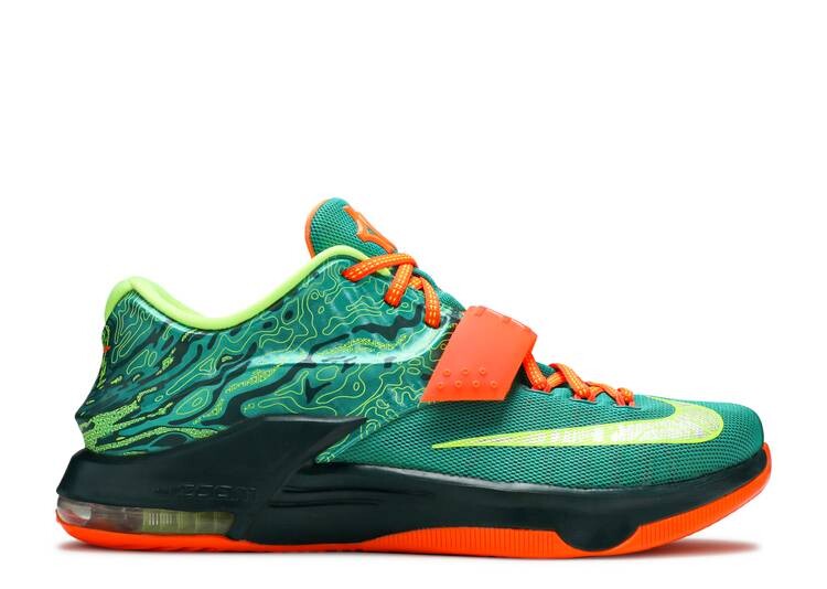 

Кроссовки Nike KD 7 'WEATHERMAN', зеленый