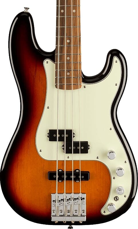 

Басс гитара Fender Player Plus Precision Electric Bass. Pau Ferro Fingerboard, 3-Color Sunburst