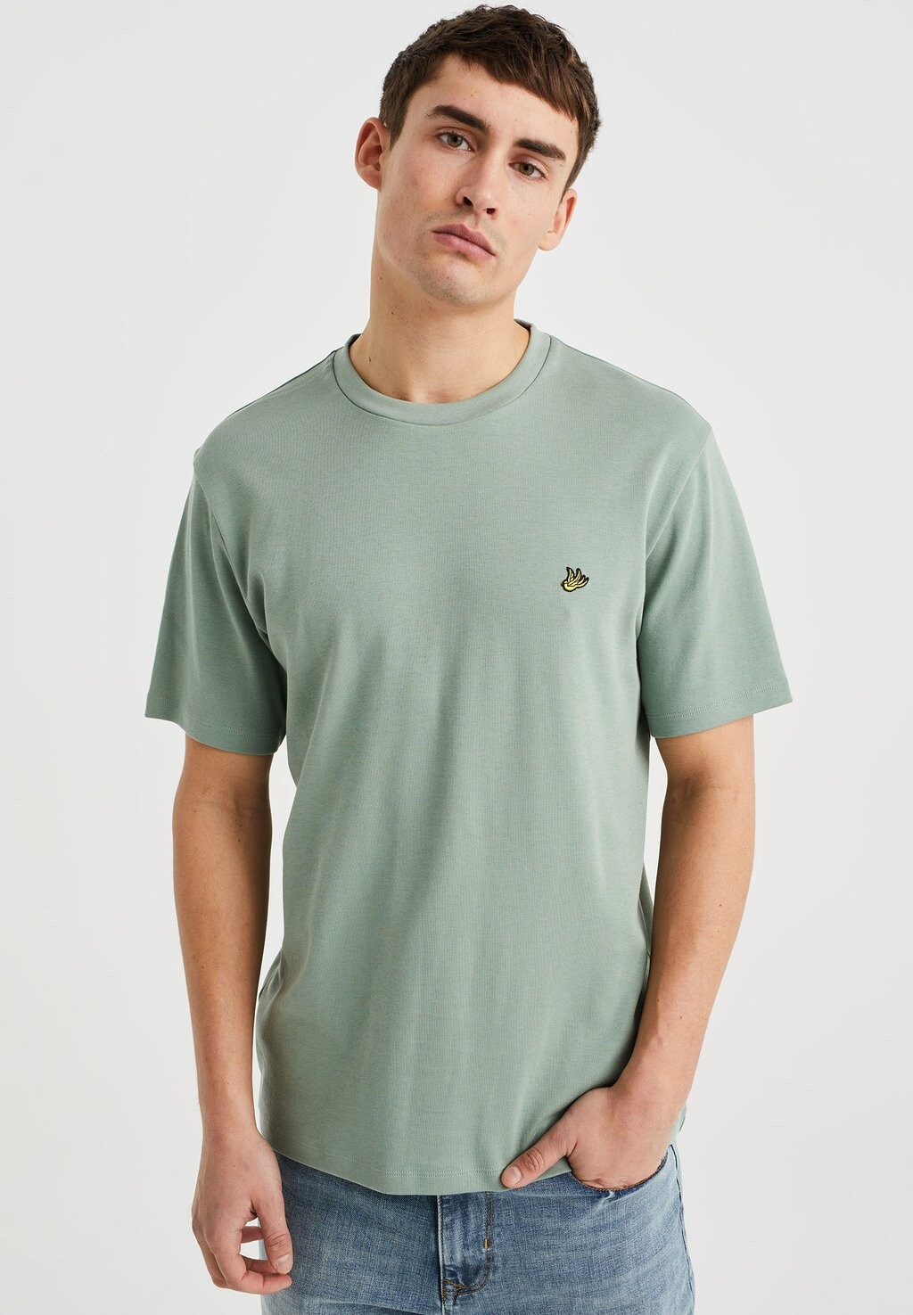 

Футболка базовая WE Fashion, цвет green