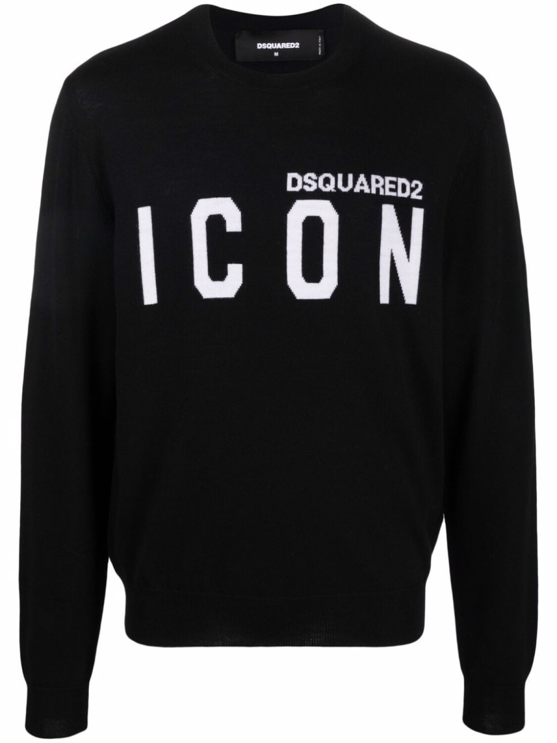 

Dsquared2 джемпер с надписью, черный