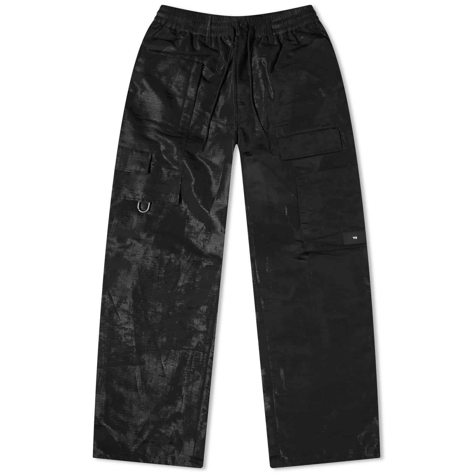 Брюки Y-3 Lined Rips, черный брюки y 3 adidas размер xs черный