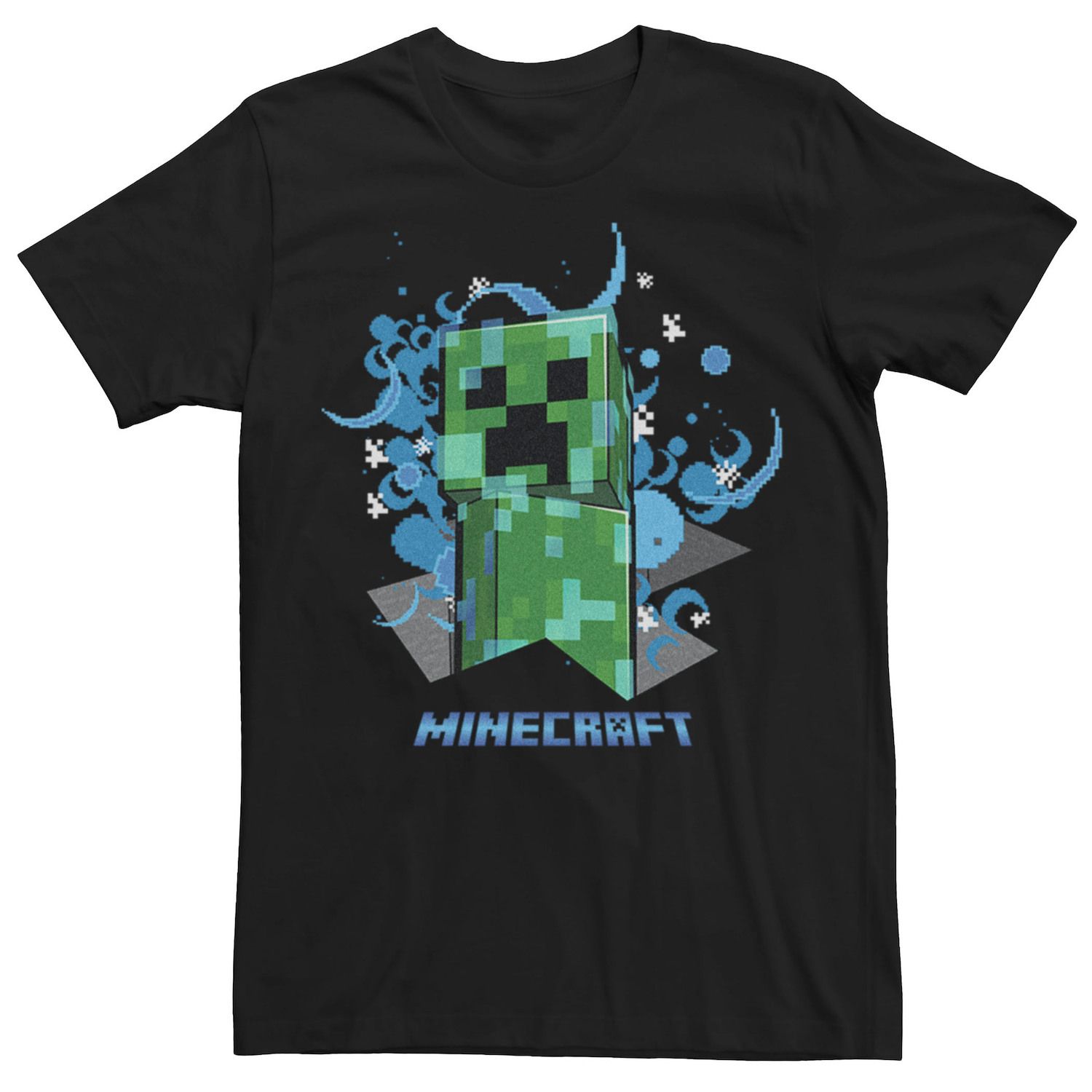 Мужская футболка с логотипом Minecraft Charged Electric Creeper Licensed Character светильник minecraft charged creeper icon
