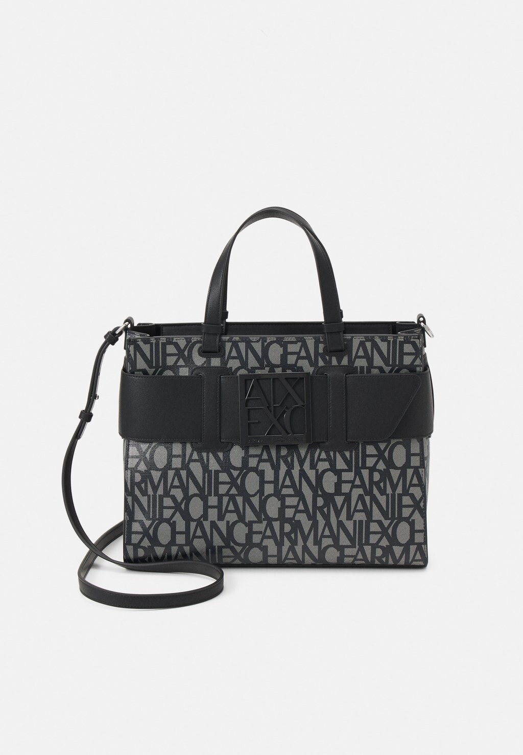 

Сумочка Armani Exchange ЖЕНСКАЯ БОЛЬШАЯ СУМКА, бежевый/черный