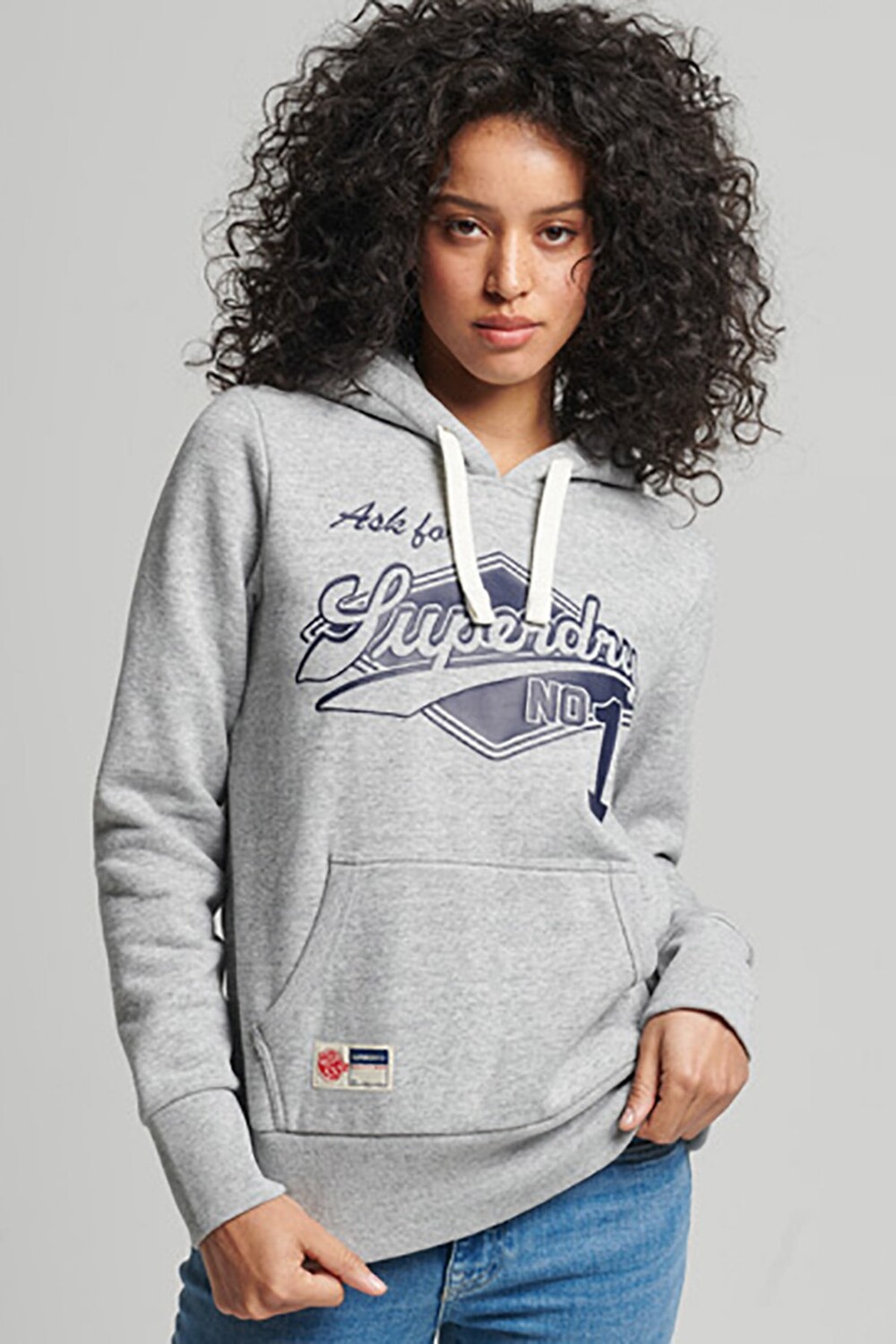 

Толстовка - Серый - Классический крой SUPERDRY, серый