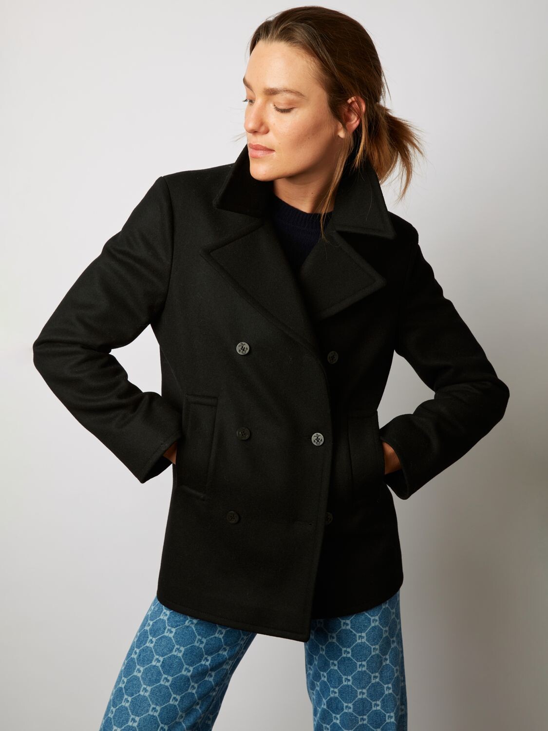 

Однобортный двубортный пиджак Laoura Gerard Darel, черный