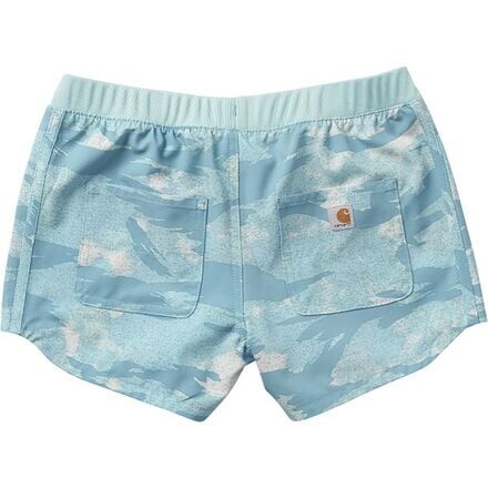 

Легкие рабочие шорты Ripstop Camo – для девочек Carhartt, цвет Teal Blind Fatigue Camo