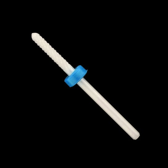 Керамический нож для кутикулы, маленький шарик, м 3/32 - средний синий, AllePaznokcie