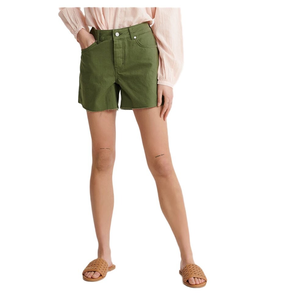 

Джинсовые шорты Superdry Mid Length, зеленый