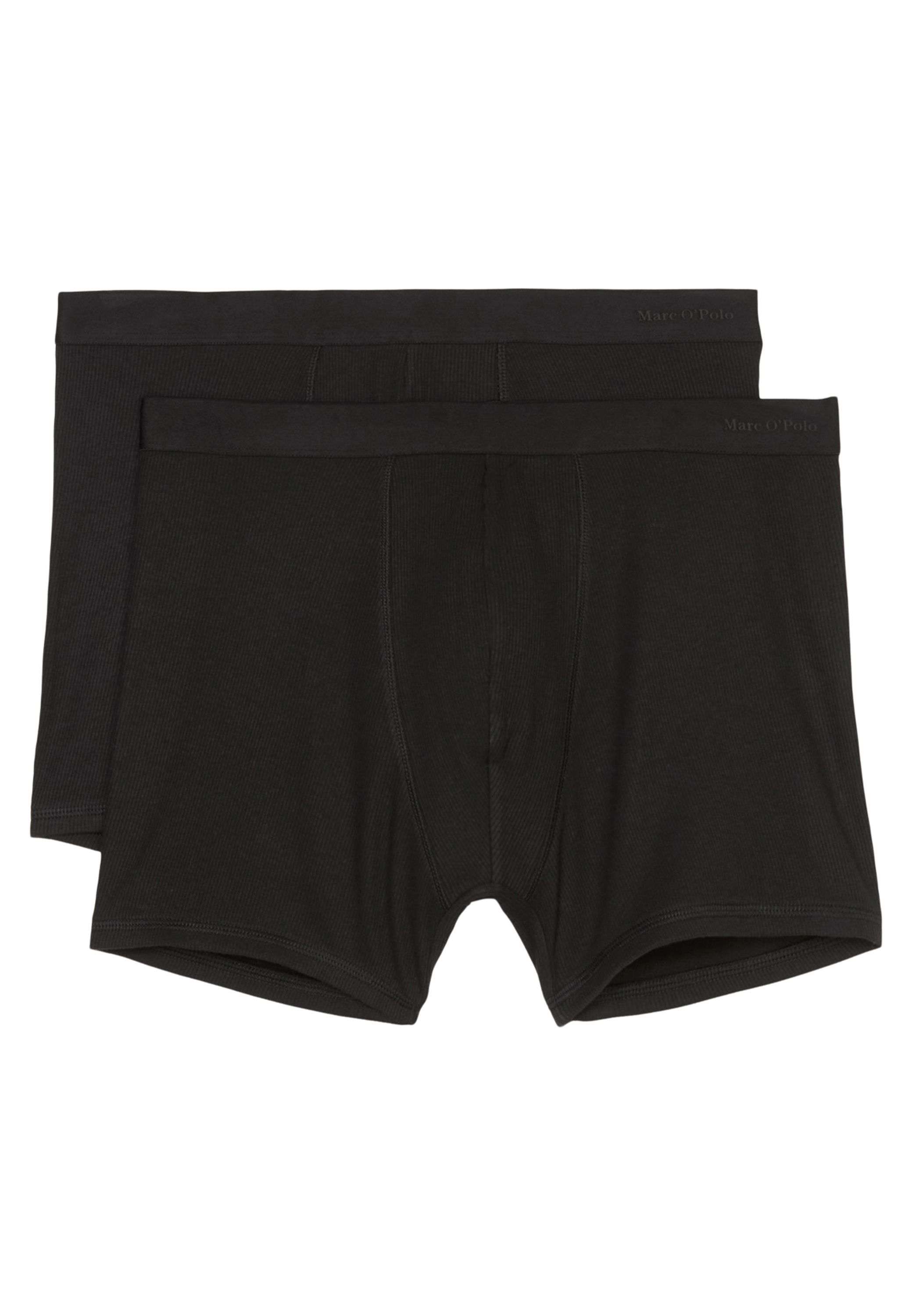 Трусы Marc O´Polo Long Short/Pant Iconic Rib Organic Cotton, черный