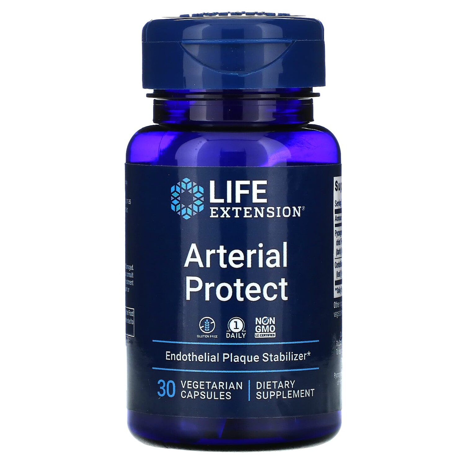 

Защита артерий, 30 вегетарианских капсул, Life Extension