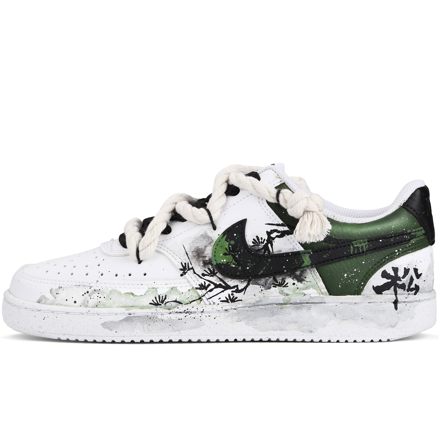 

Кроссовки Nike Court Vision 1 Skateboarding Shoes Men Low-top, темно-зеленый