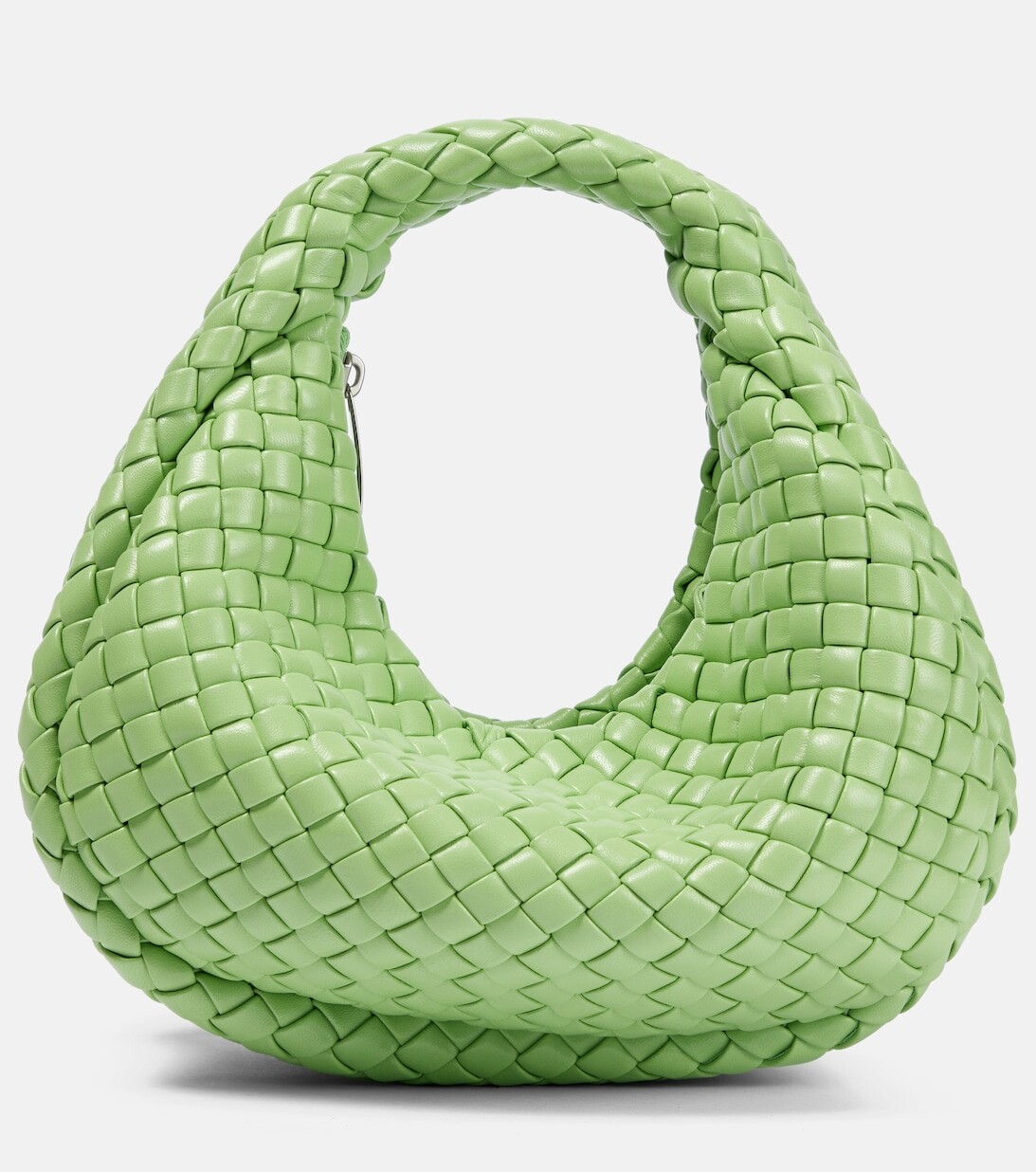 

Кожаная сумка через плечо Jodie с подкладкой Bottega Veneta, зеленый