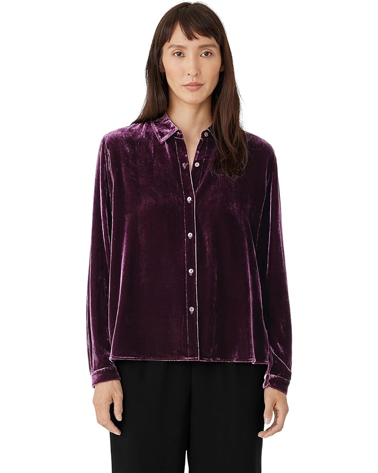 Рубашка Eileen Fisher Classic Collar, цвет Roseberry