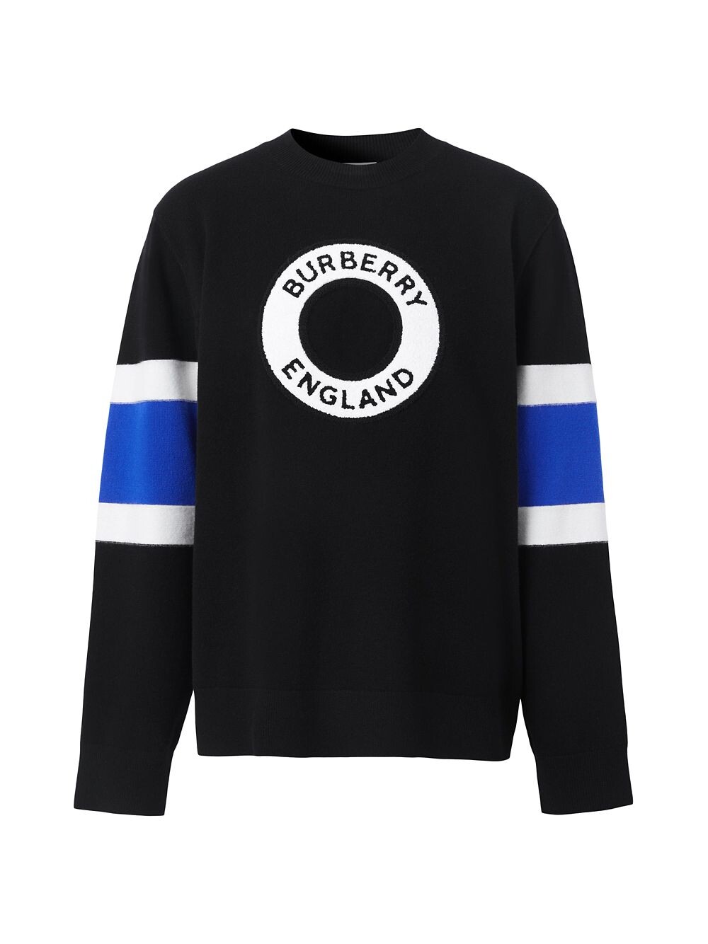 

Полосатый свитер с логотипом Hurley Burberry, черный