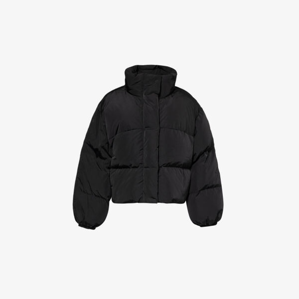 

Куртка свободного кроя с высоким воротом и карманами на молнии Acne Studios, черный