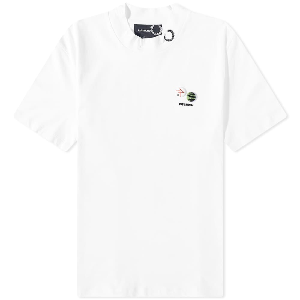 

Футболка с высоким воротником Fred Perry x Raf Simons, белый